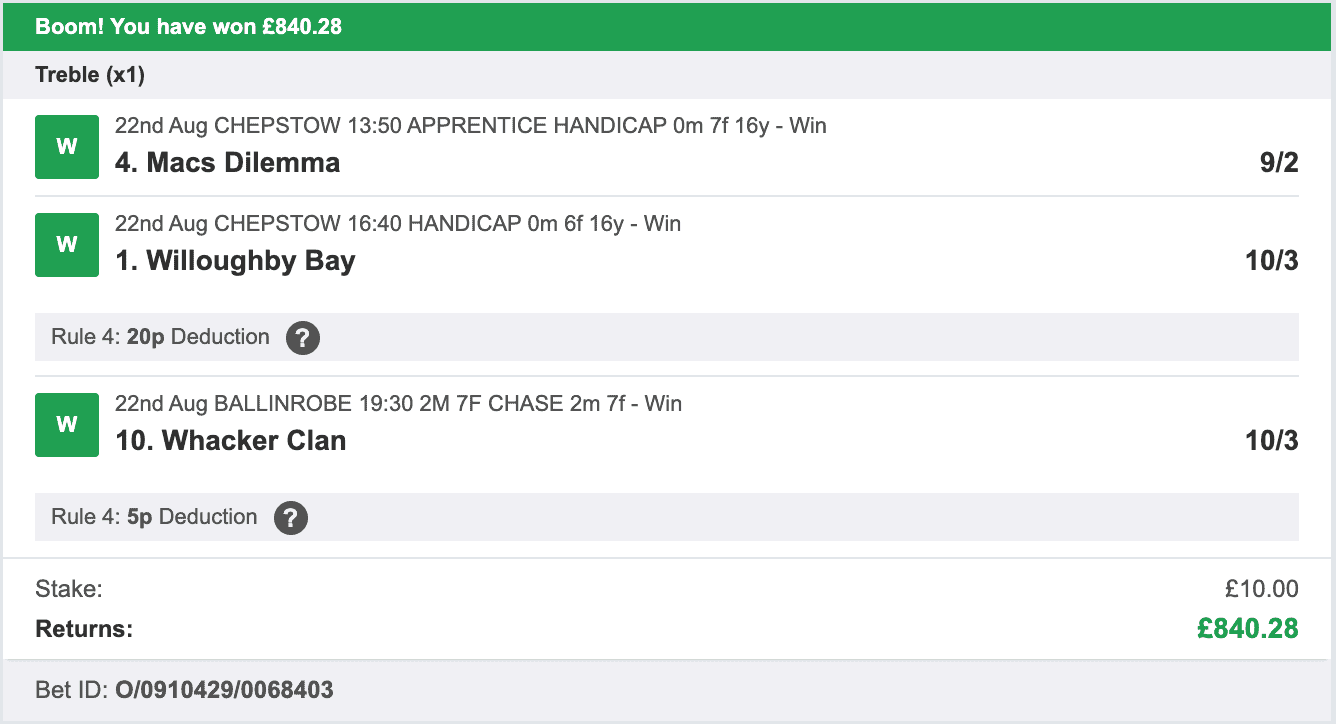 Daily Bet Winners - Winner - Multi - 2023-12-31